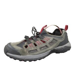 Ozark Trail River Men Water Shoes Size 8.5‎ Gray Leather Outdoor Trail Hiking